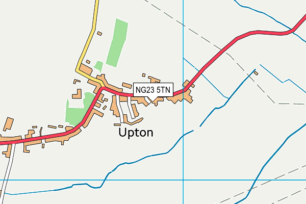NG23 5TN map - OS VectorMap District (Ordnance Survey) NG23 5TN map - OS VectorMap District (Ordnance Survey)