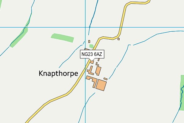 NG23 6AZ map - OS VectorMap District (Ordnance Survey) NG23 6AZ map - OS VectorMap District (Ordnance Survey)
