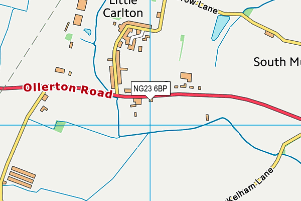 NG23 6BP map - OS VectorMap District (Ordnance Survey) NG23 6BP map - OS VectorMap District (Ordnance Survey)