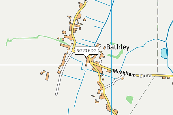 NG23 6DG map - OS VectorMap District (Ordnance Survey) NG23 6DG map - OS VectorMap District (Ordnance Survey)
