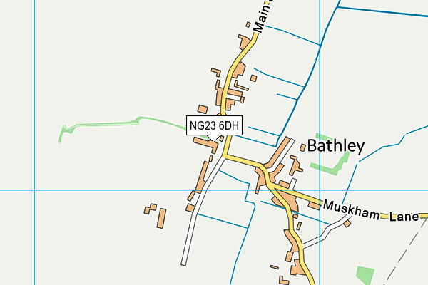 NG23 6DH map - OS VectorMap District (Ordnance Survey) NG23 6DH map - OS VectorMap District (Ordnance Survey)