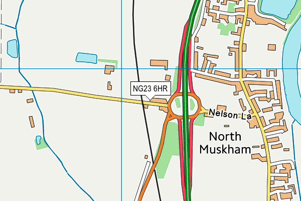 NG23 6HR map - OS VectorMap District (Ordnance Survey) NG23 6HR map - OS VectorMap District (Ordnance Survey)