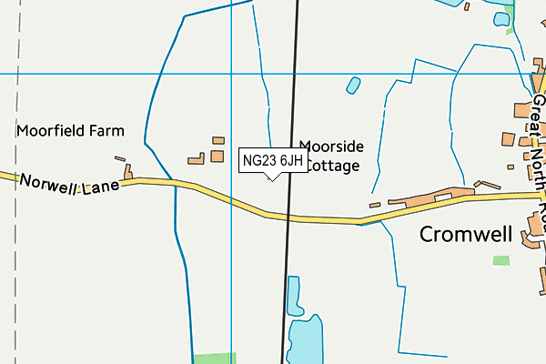 NG23 6JH map - OS VectorMap District (Ordnance Survey) NG23 6JH map - OS VectorMap District (Ordnance Survey)