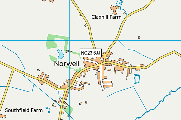 NG23 6JJ map - OS VectorMap District (Ordnance Survey) NG23 6JJ map - OS VectorMap District (Ordnance Survey)