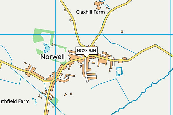 NG23 6JN map - OS VectorMap District (Ordnance Survey) NG23 6JN map - OS VectorMap District (Ordnance Survey)