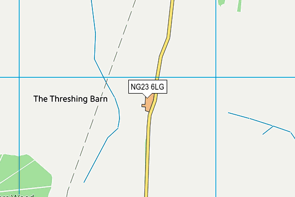 NG23 6LG map - OS VectorMap District (Ordnance Survey) NG23 6LG map - OS VectorMap District (Ordnance Survey)