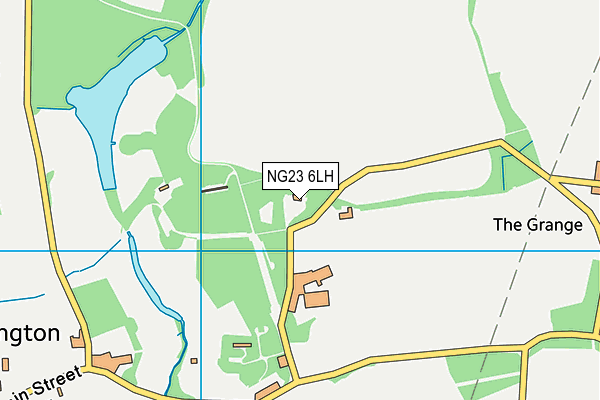 NG23 6LH map - OS VectorMap District (Ordnance Survey) NG23 6LH map - OS VectorMap District (Ordnance Survey)