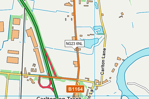NG23 6NL map - OS VectorMap District (Ordnance Survey) NG23 6NL map - OS VectorMap District (Ordnance Survey)