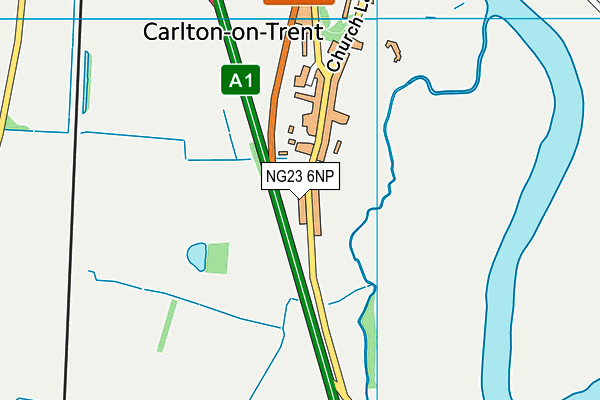 NG23 6NP map - OS VectorMap District (Ordnance Survey) NG23 6NP map - OS VectorMap District (Ordnance Survey)