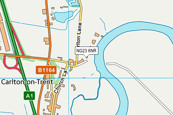 NG23 6NR map - OS VectorMap District (Ordnance Survey) NG23 6NR map - OS VectorMap District (Ordnance Survey)