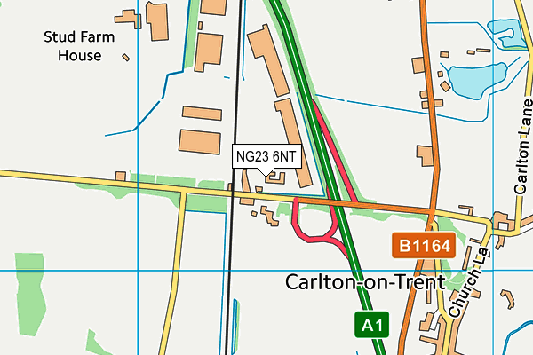 NG23 6NT map - OS VectorMap District (Ordnance Survey) NG23 6NT map - OS VectorMap District (Ordnance Survey)