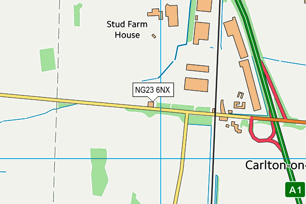 NG23 6NX map - OS VectorMap District (Ordnance Survey) NG23 6NX map - OS VectorMap District (Ordnance Survey)