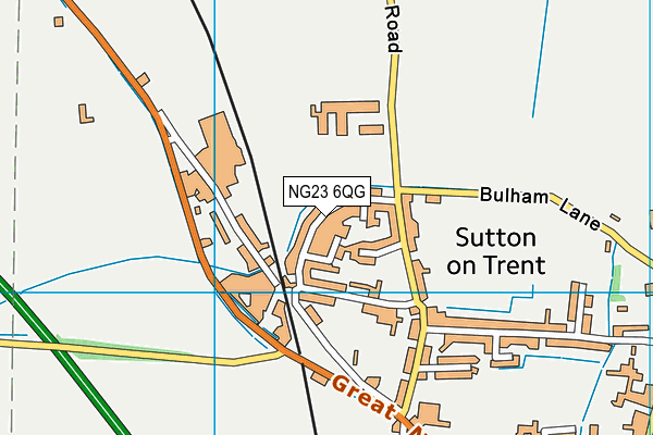 NG23 6QG map - OS VectorMap District (Ordnance Survey) NG23 6QG map - OS VectorMap District (Ordnance Survey)