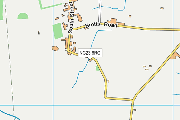NG23 6RG map - OS VectorMap District (Ordnance Survey) NG23 6RG map - OS VectorMap District (Ordnance Survey)