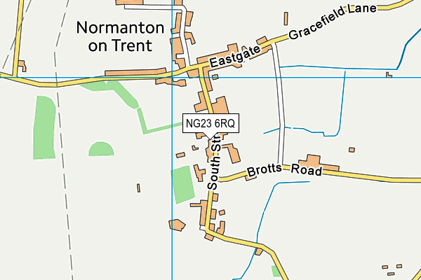 NG23 6RQ map - OS VectorMap District (Ordnance Survey)