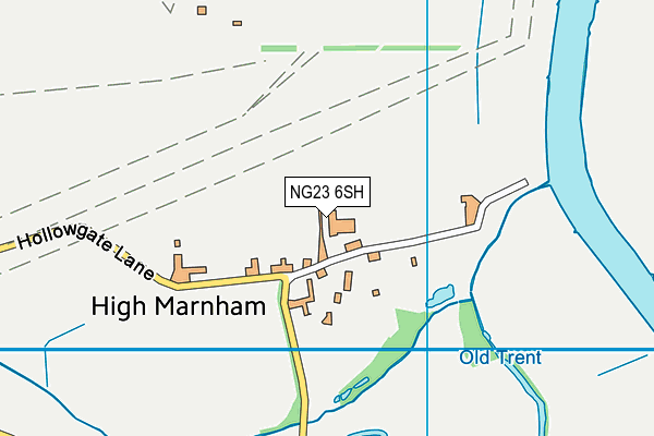 NG23 6SH map - OS VectorMap District (Ordnance Survey) NG23 6SH map - OS VectorMap District (Ordnance Survey)