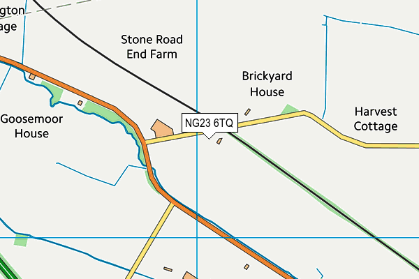 NG23 6TQ map - OS VectorMap District (Ordnance Survey)