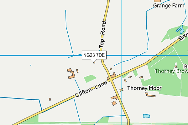NG23 7DE map - OS VectorMap District (Ordnance Survey) NG23 7DE map - OS VectorMap District (Ordnance Survey)