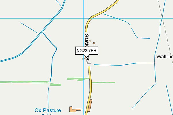 NG23 7EH map - OS VectorMap District (Ordnance Survey) NG23 7EH map - OS VectorMap District (Ordnance Survey)