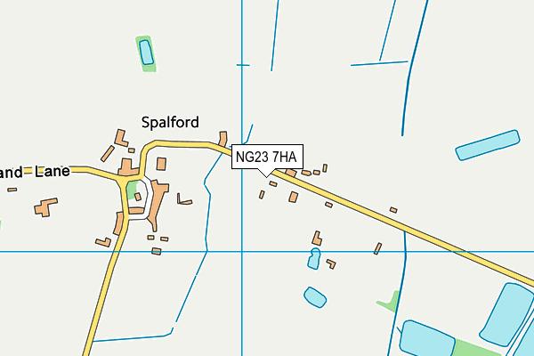 NG23 7HA map - OS VectorMap District (Ordnance Survey) NG23 7HA map - OS VectorMap District (Ordnance Survey)