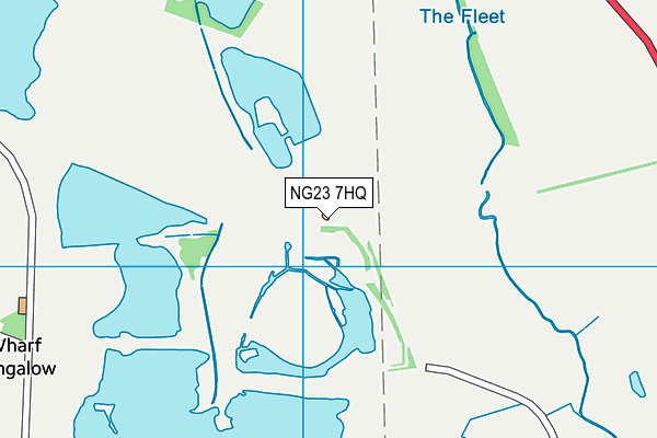 NG23 7HQ map - OS VectorMap District (Ordnance Survey) NG23 7HQ map - OS VectorMap District (Ordnance Survey)