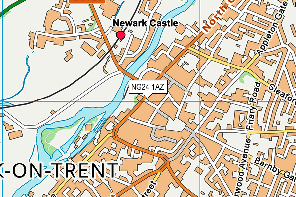 NG24 1AZ map - OS VectorMap District (Ordnance Survey) NG24 1AZ map - OS VectorMap District (Ordnance Survey)