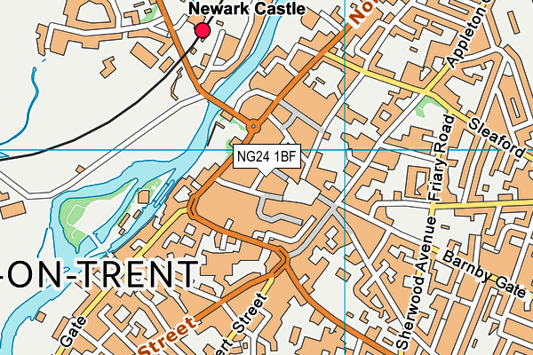 NG24 1BF map - OS VectorMap District (Ordnance Survey) NG24 1BF map - OS VectorMap District (Ordnance Survey)