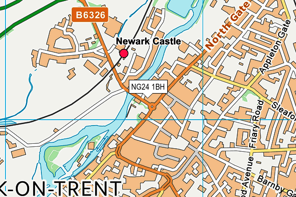 NG24 1BH map - OS VectorMap District (Ordnance Survey) NG24 1BH map - OS VectorMap District (Ordnance Survey)