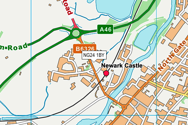 NG24 1BY map - OS VectorMap District (Ordnance Survey) NG24 1BY map - OS VectorMap District (Ordnance Survey)
