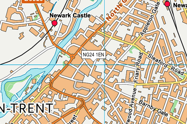 NG24 1EN map - OS VectorMap District (Ordnance Survey) NG24 1EN map - OS VectorMap District (Ordnance Survey)