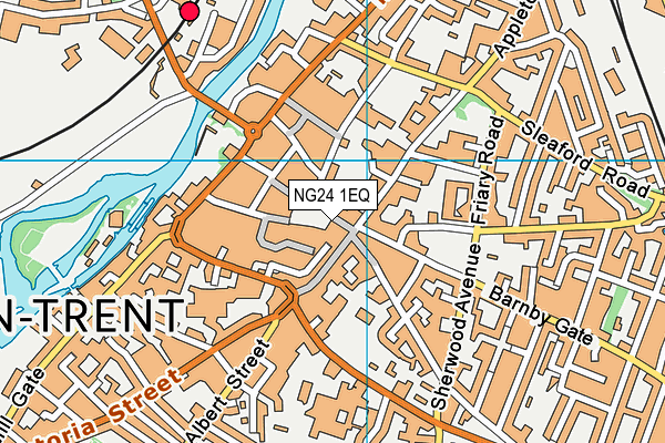 NG24 1EQ map - OS VectorMap District (Ordnance Survey) NG24 1EQ map - OS VectorMap District (Ordnance Survey)
