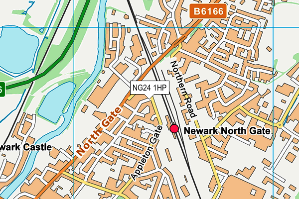 NG24 1HP map - OS VectorMap District (Ordnance Survey) NG24 1HP map - OS VectorMap District (Ordnance Survey)