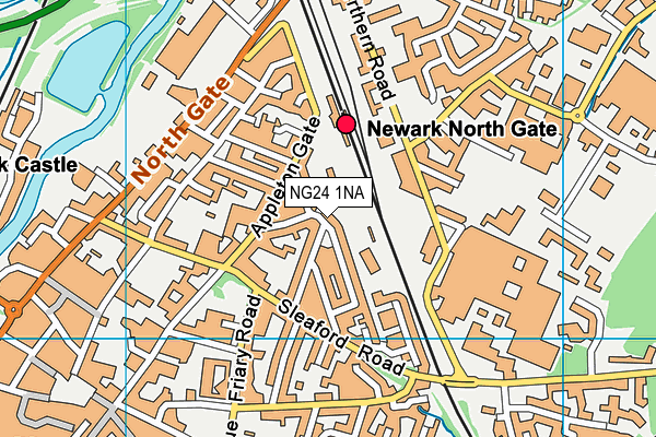 NG24 1NA map - OS VectorMap District (Ordnance Survey) NG24 1NA map - OS VectorMap District (Ordnance Survey)