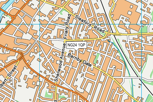 NG24 1QP map - OS VectorMap District (Ordnance Survey) NG24 1QP map - OS VectorMap District (Ordnance Survey)