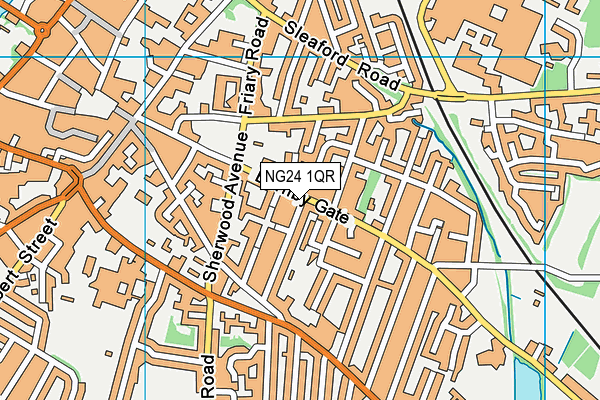 NG24 1QR map - OS VectorMap District (Ordnance Survey) NG24 1QR map - OS VectorMap District (Ordnance Survey)
