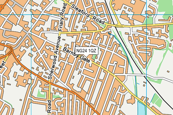 NG24 1QZ map - OS VectorMap District (Ordnance Survey) NG24 1QZ map - OS VectorMap District (Ordnance Survey)