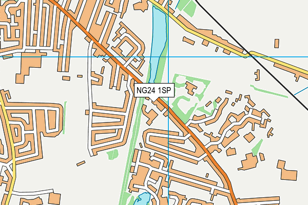 NG24 1SP map - OS VectorMap District (Ordnance Survey) NG24 1SP map - OS VectorMap District (Ordnance Survey)