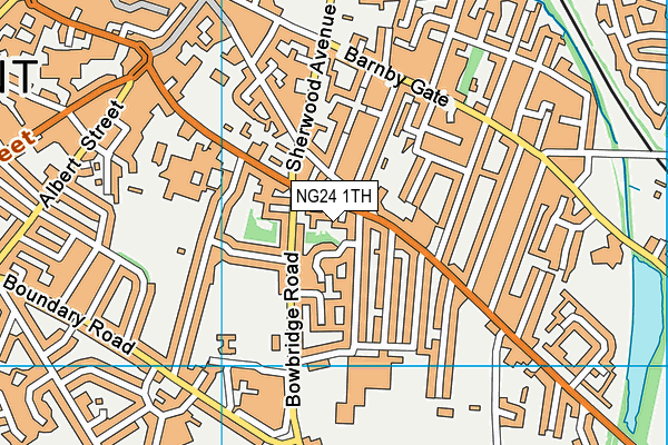 NG24 1TH map - OS VectorMap District (Ordnance Survey) NG24 1TH map - OS VectorMap District (Ordnance Survey)
