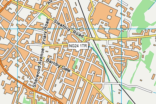 NG24 1TR map - OS VectorMap District (Ordnance Survey) NG24 1TR map - OS VectorMap District (Ordnance Survey)