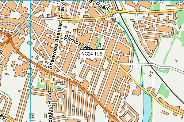 NG24 1US map - OS VectorMap District (Ordnance Survey) NG24 1US map - OS VectorMap District (Ordnance Survey)