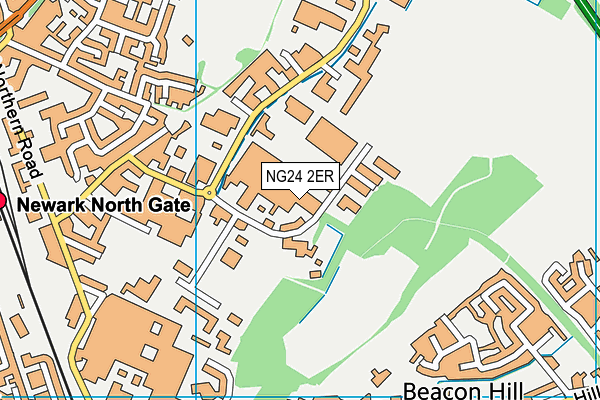 NG24 2ER map - OS VectorMap District (Ordnance Survey) NG24 2ER map - OS VectorMap District (Ordnance Survey)