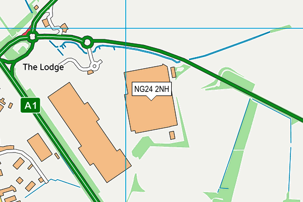 NG24 2NH map - OS VectorMap District (Ordnance Survey) NG24 2NH map - OS VectorMap District (Ordnance Survey)
