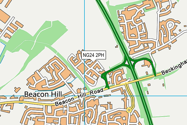 NG24 2PH map - OS VectorMap District (Ordnance Survey) NG24 2PH map - OS VectorMap District (Ordnance Survey)