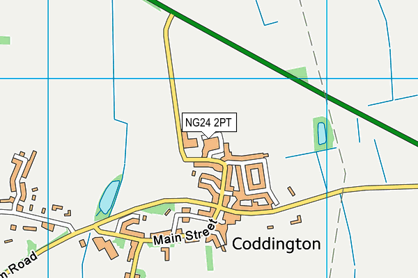 NG24 2PT map - OS VectorMap District (Ordnance Survey) NG24 2PT map - OS VectorMap District (Ordnance Survey)