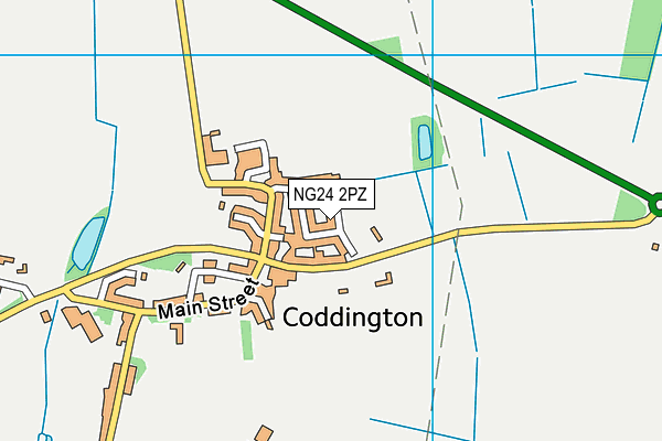 NG24 2PZ map - OS VectorMap District (Ordnance Survey) NG24 2PZ map - OS VectorMap District (Ordnance Survey)