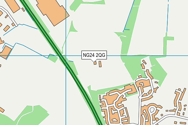 NG24 2QG map - OS VectorMap District (Ordnance Survey) NG24 2QG map - OS VectorMap District (Ordnance Survey)