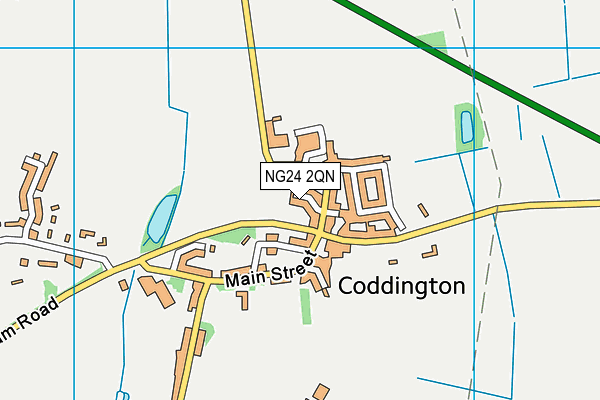 NG24 2QN map - OS VectorMap District (Ordnance Survey) NG24 2QN map - OS VectorMap District (Ordnance Survey)