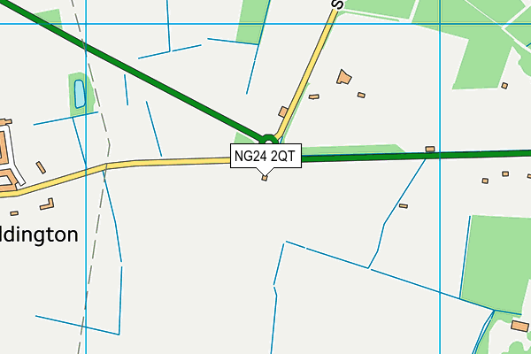 NG24 2QT map - OS VectorMap District (Ordnance Survey) NG24 2QT map - OS VectorMap District (Ordnance Survey)