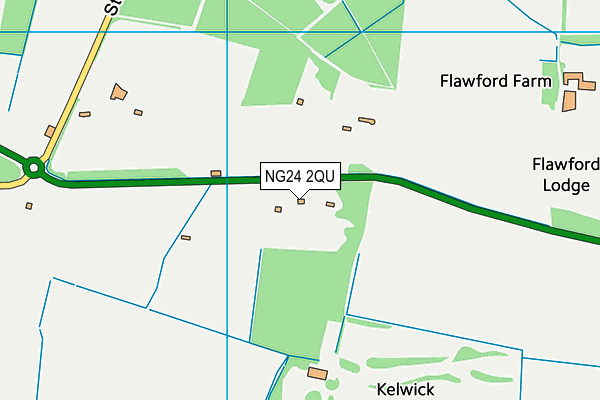 NG24 2QU map - OS VectorMap District (Ordnance Survey) NG24 2QU map - OS VectorMap District (Ordnance Survey)