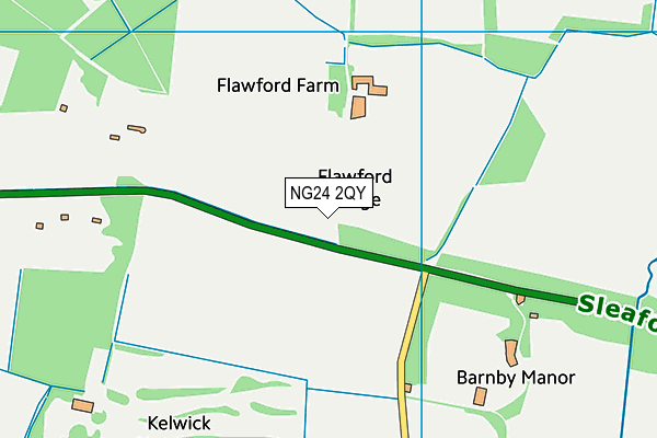 NG24 2QY map - OS VectorMap District (Ordnance Survey) NG24 2QY map - OS VectorMap District (Ordnance Survey)